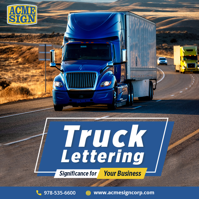 Truck Lettering in Boston