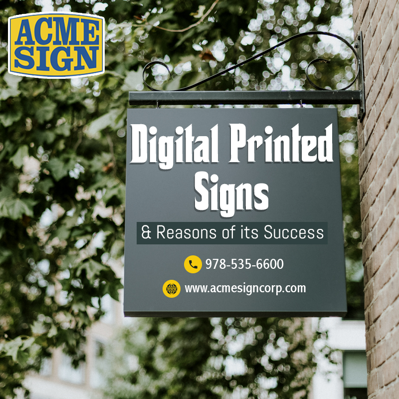 digital printed signs in Boston